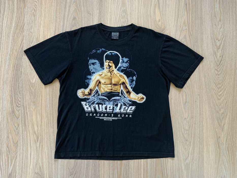 Vintage Vintage Bruce Lee DRAGON's ROAR Overprint Design Rare | Grailed