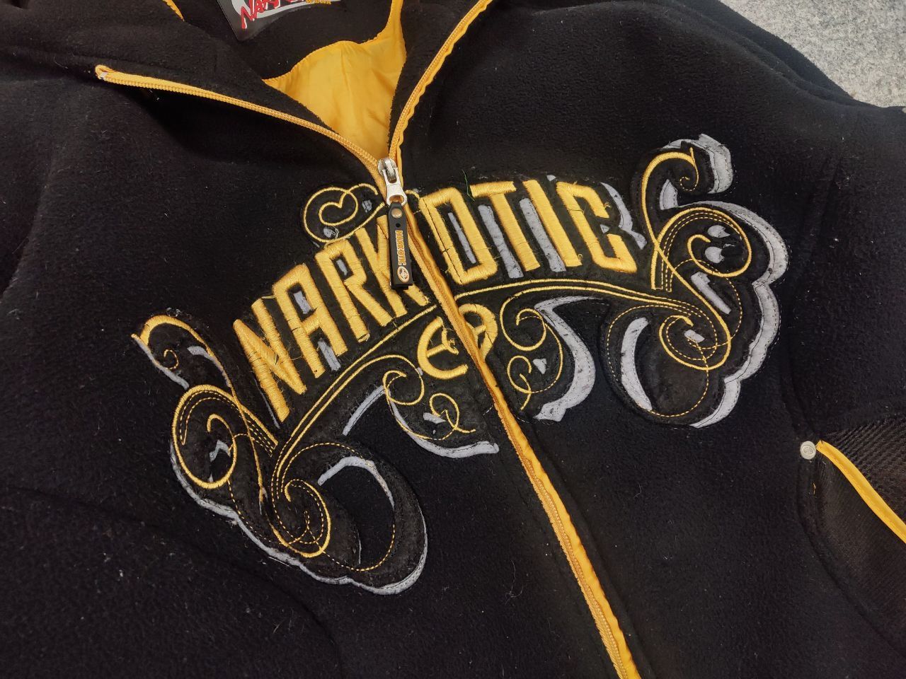 Narcotic GDC Vintage Narcotic Wear Baggy logo Fleece Jacket Y2K Style Size US M / EU 48-50 / 2 - 11 Thumbnail