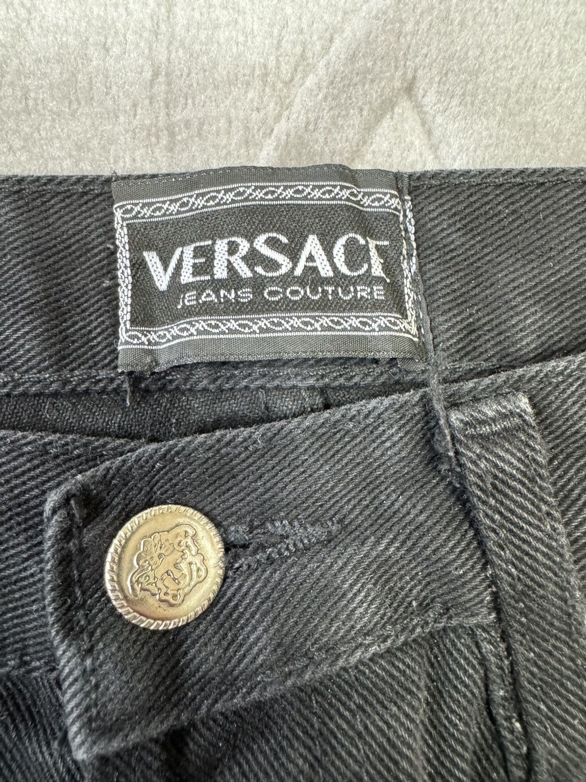 Versace Versace Jeans Couture Vintage 90S Big Logo Cowboy Jeans 30 Size US 30 / EU 46 - 12 Thumbnail