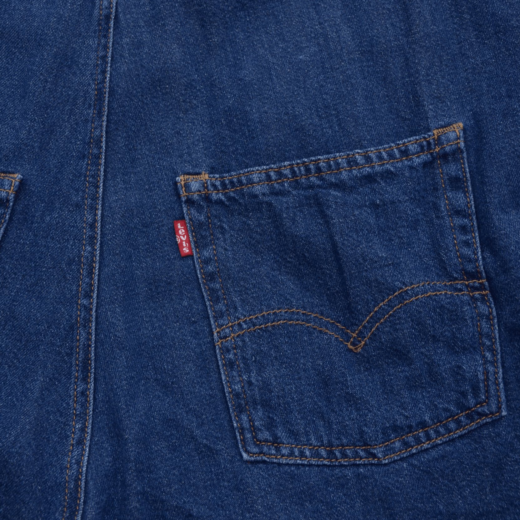 Levi's × Levi's Vintage Clothing × Vintage Vintage Short Overall Hickory by Levi’s Levis size M Japan Size 32" / US 10 / IT 46 - 10 Thumbnail