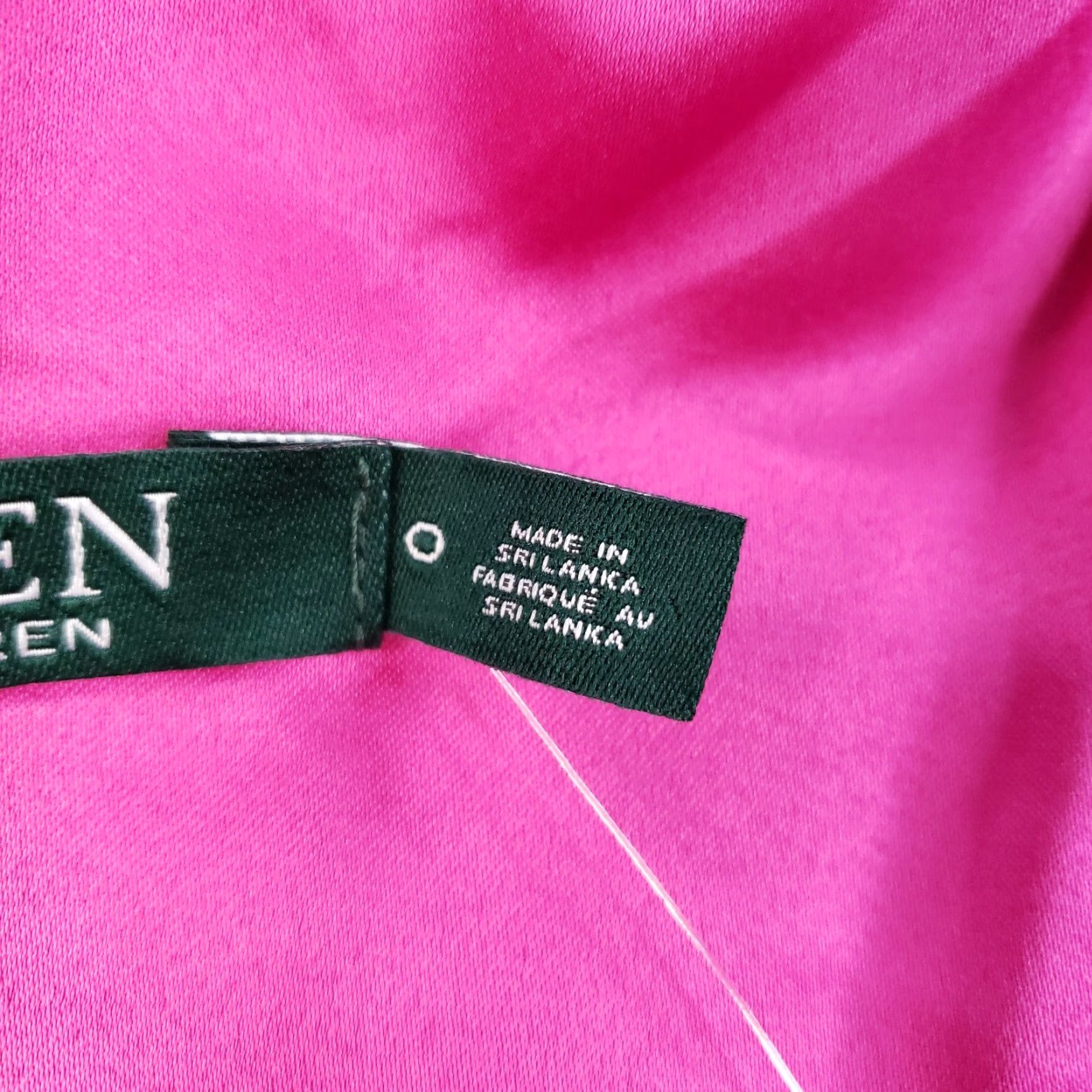 Ralph Lauren Lauren Ralph Lauren Dress Women Size 0 Pink One Shoulder Short Lined Black Label Dress Size 25" / US 0 / IT 36 - 6 Thumbnail