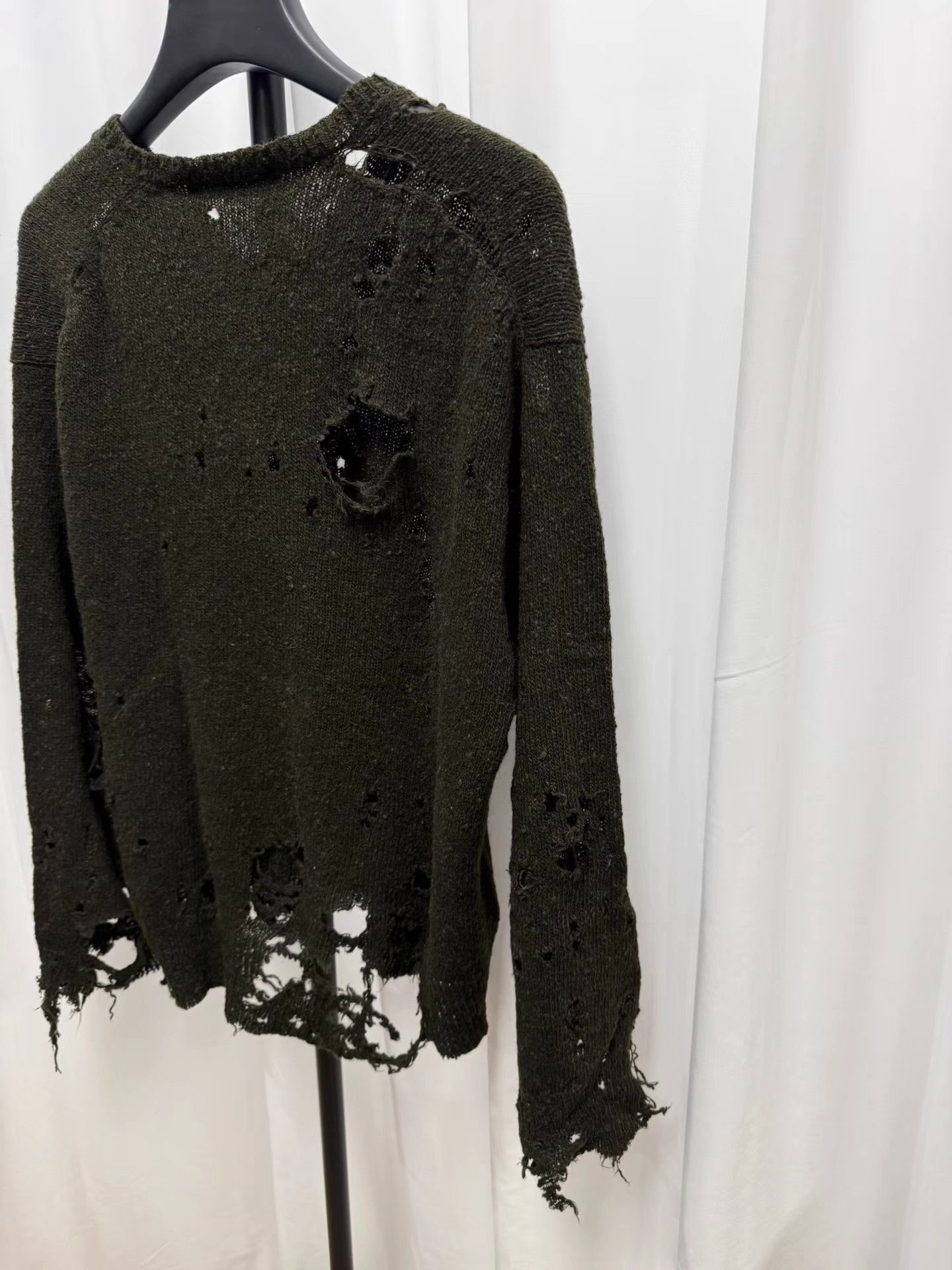 Comme des Garcons Homme Comme des Garçons Homme 90s Ripped Knit K20 Size US XL / EU 56 / 4 - 8 Thumbnail