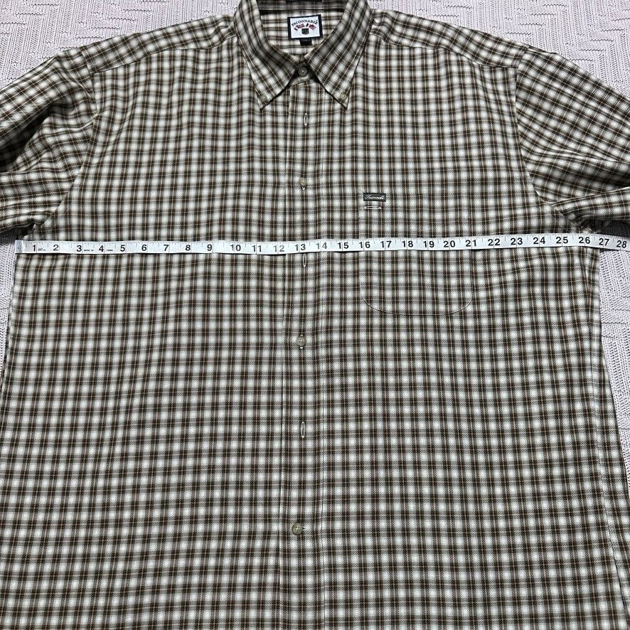 Faconnable Faconnable brown plaid button down Size US XL / EU 56 / 4 - 6 Thumbnail