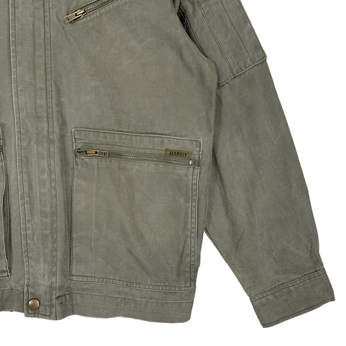 Japanese Brand Vintage Jeansly Military Style Jacket Size M Size US M / EU 48-50 / 2 - 7 Thumbnail