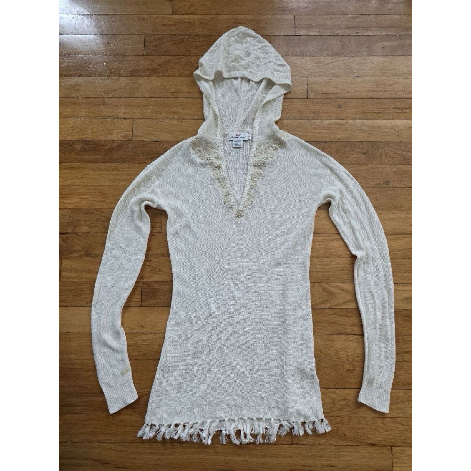 Vineyard Vines Vineyard Vines Long sleeve tassel hoodie XXS A001781 Size M / US 6-8 / IT 42-44 - 1 Thumbnail