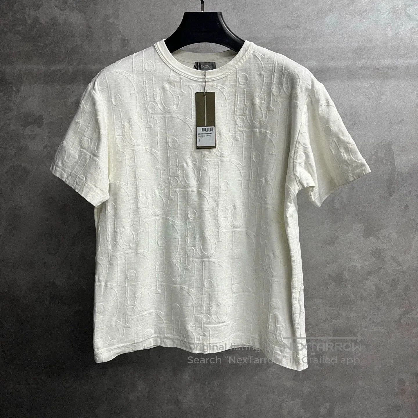 Dior dior white embroidered short sleeve t-shirt. Size US S / EU 44-46 / 1 - 1 Thumbnail