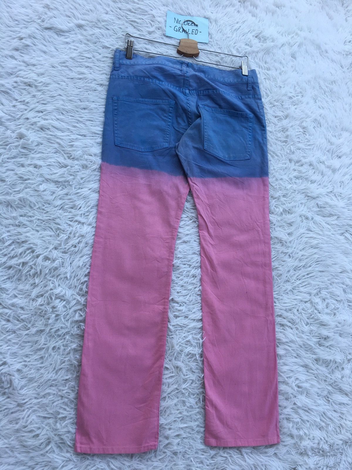 PPFM Rare Vintage PPFM Two Tone Jeans Size US 32 / EU 48 - 18 Thumbnail