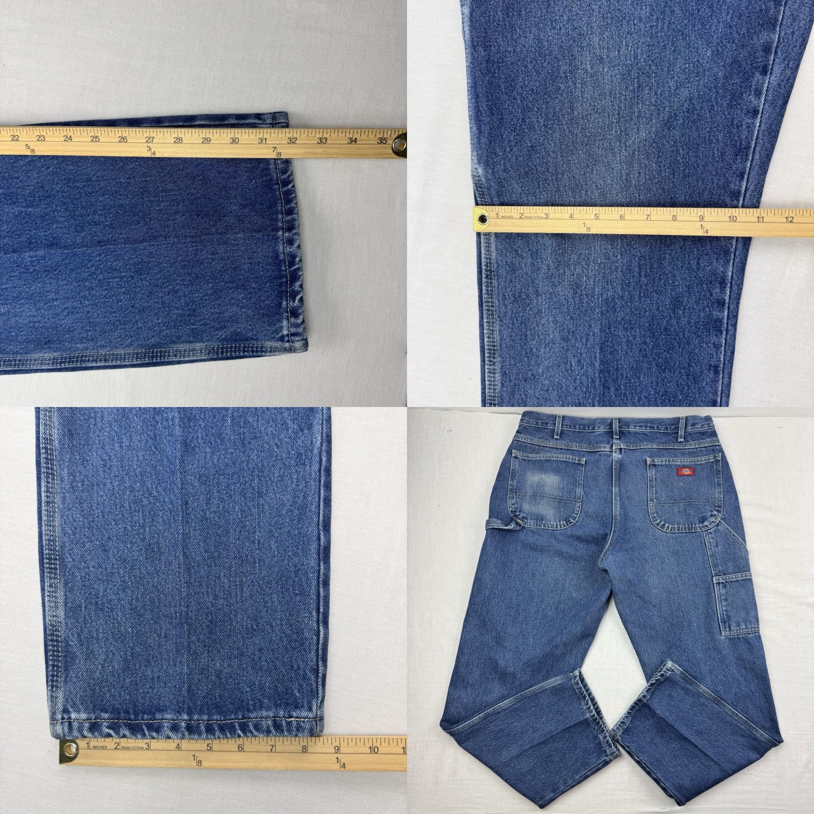 Dickies VINTAGE Dickies Jeans Carpenter Adults 38x32 Relaxed Blue Baggy Workwear Y2K Mens Size US 38 / EU 54 - 8 Thumbnail