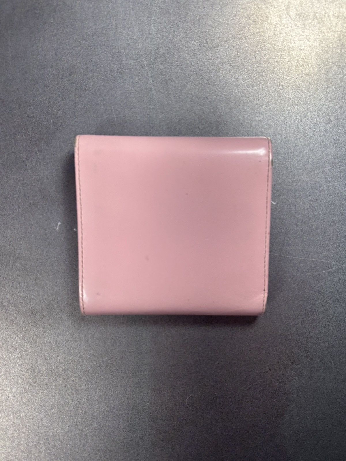 Courreges Vintage Courrèges Wallet Pink Patent Leather Tri Fold Purse Size ONE SIZE - 13 Thumbnail