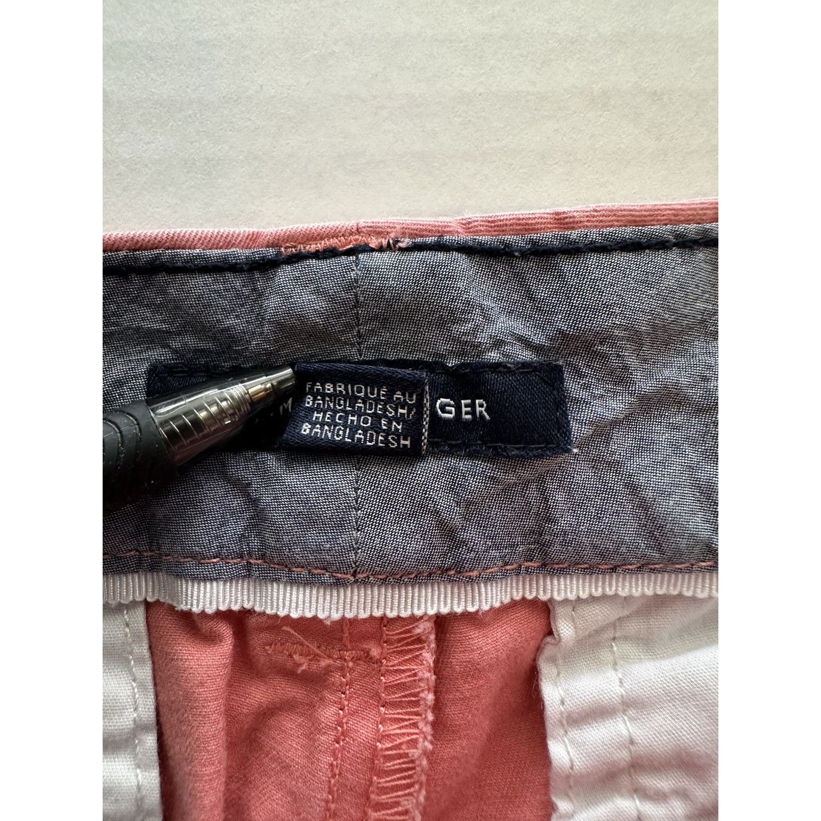 Tommy Hilfiger Tommy Hilfiger Women's Chino Shorts Coral Pink sz 6, Cotton Size 28" / US 6 / IT 42 - 8 Thumbnail
