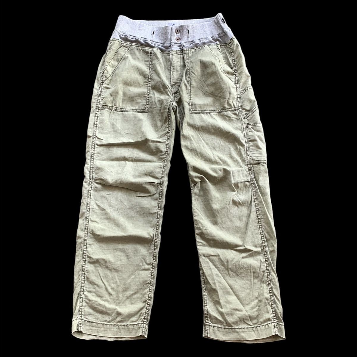 Image of Go Slow Caravan Fatigue Pants in Washed Green, Men's (Size 33)