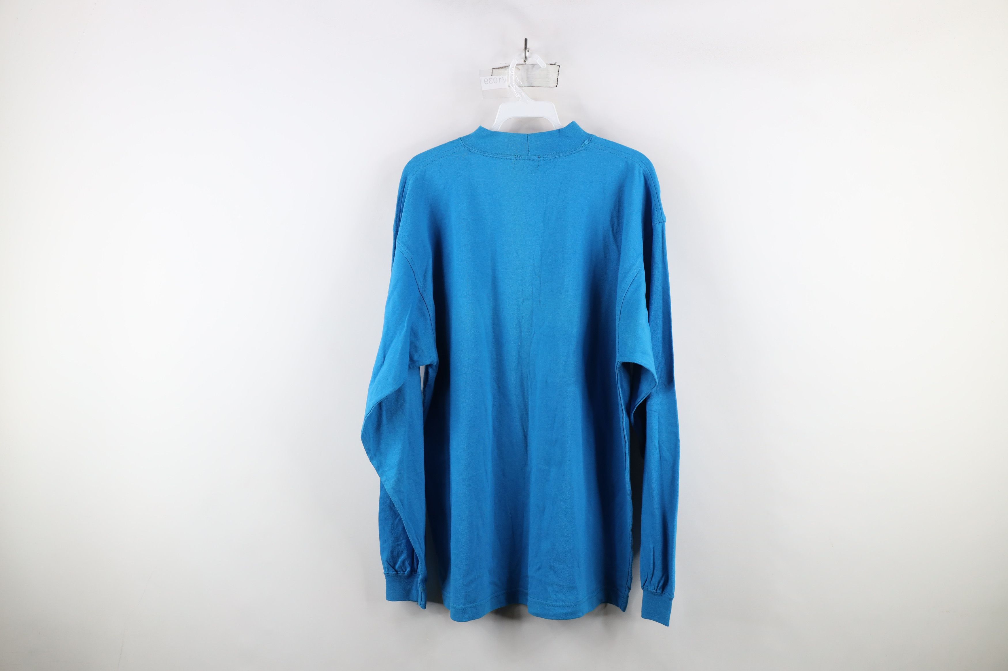 Vintage Deadstock Vintage 90s Streetwear Mock Long Sleeve T-Shirt Size US M / EU 48-50 / 2 - 11 Thumbnail