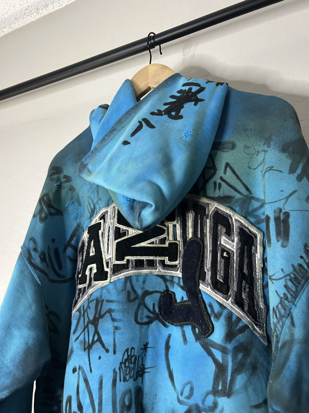 Balenciaga Balenciaga Blue Skater Hoodie Size US M / EU 48-50 / 2 - 4 Thumbnail