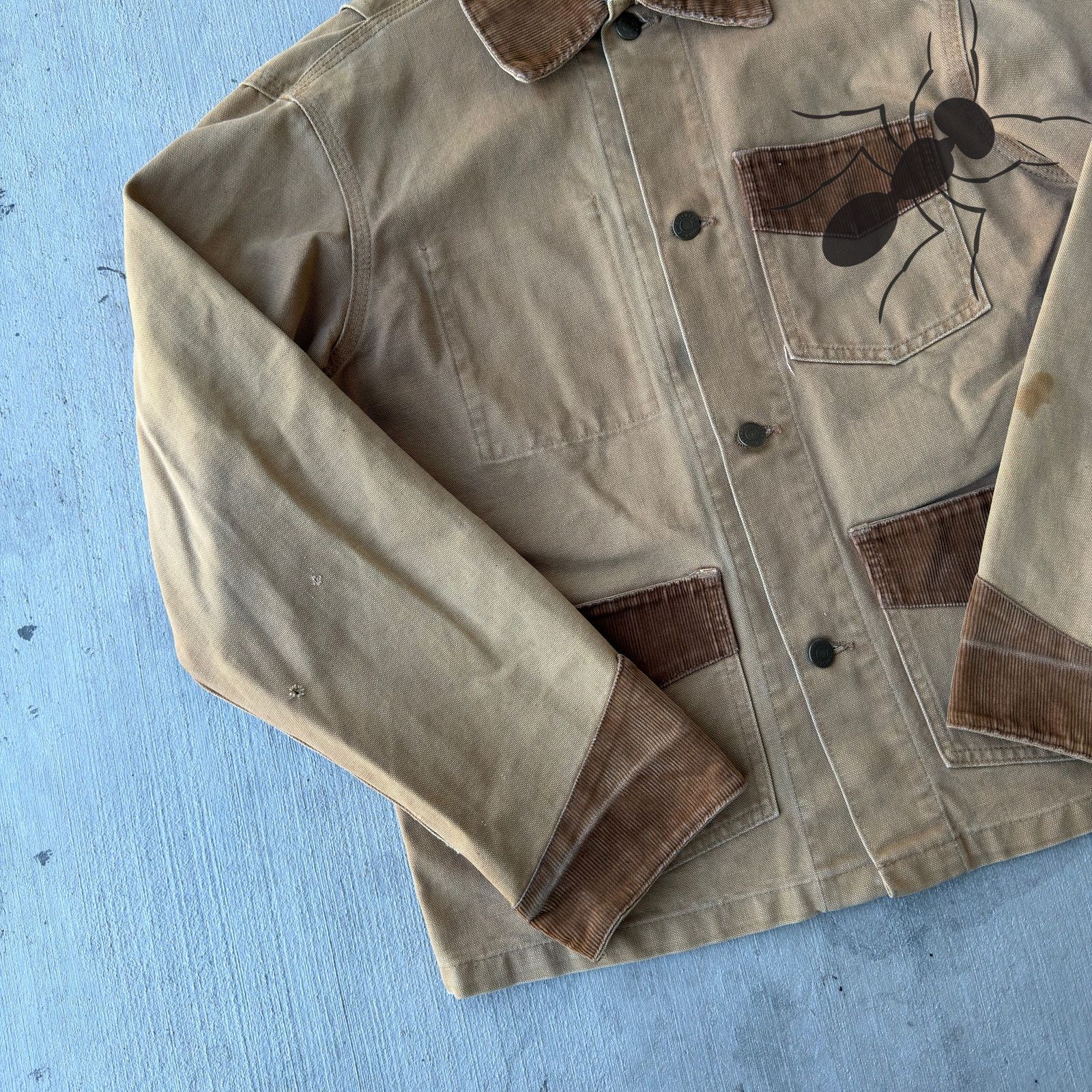 Carhartt × Vintage Carhartt brown button up chore work wear jacket Size US M / EU 48-50 / 2 - 2 Thumbnail