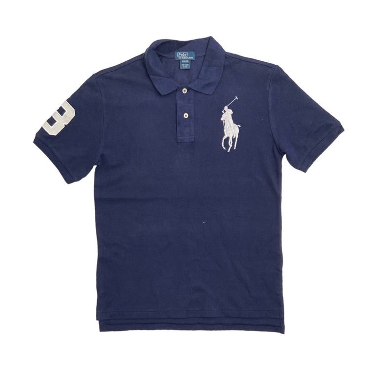 Japanese Brand Vintage Navy Blue Polo Ralph Lauren Shirt Big Pony Medium Size US M / EU 48-50 / 2 - 1 Thumbnail