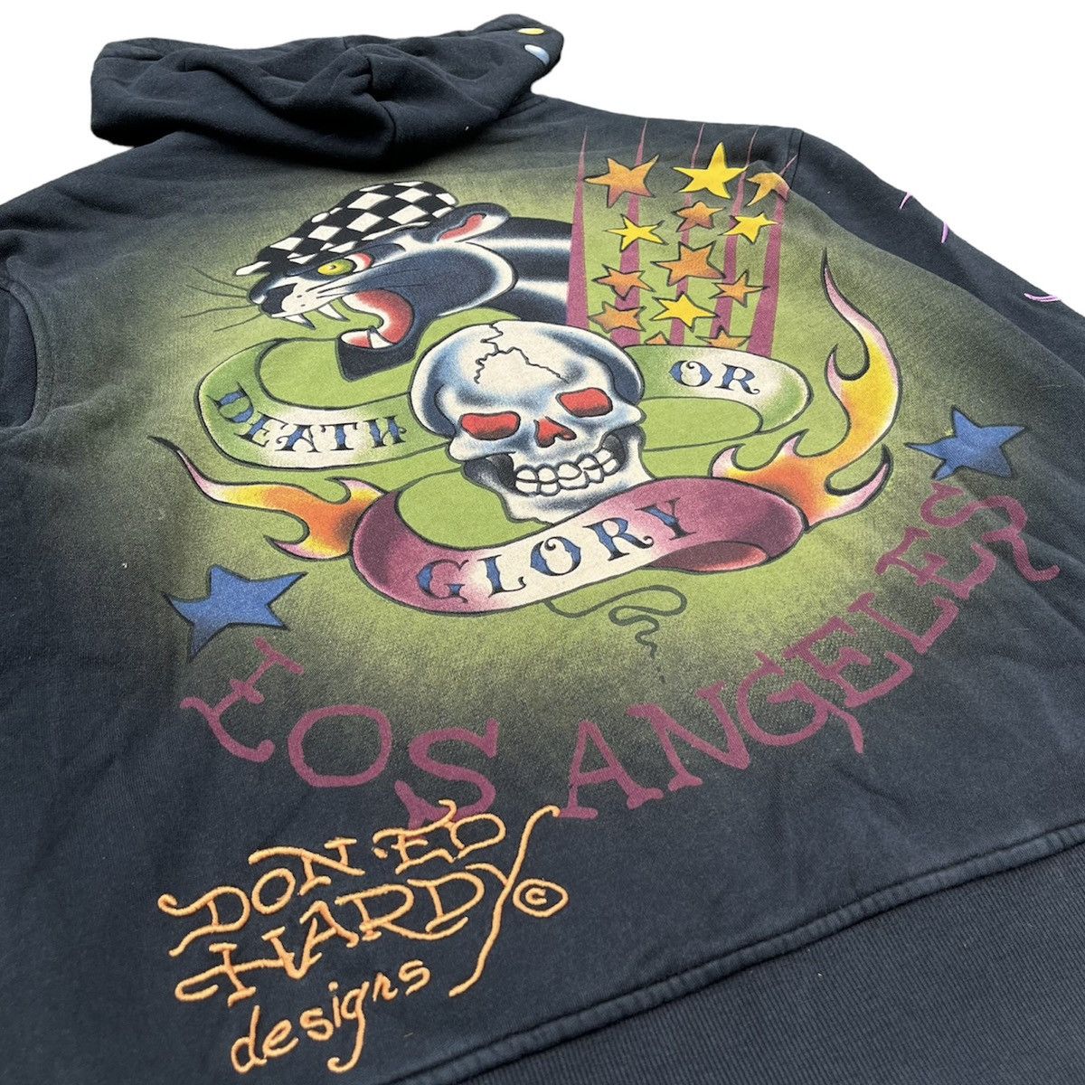 Christian Audigier × Ed Hardy × Vintage Vintage Christian Audigier Limited Edition Zip Up Hoodie Size US M / EU 48-50 / 2 - 10 Thumbnail