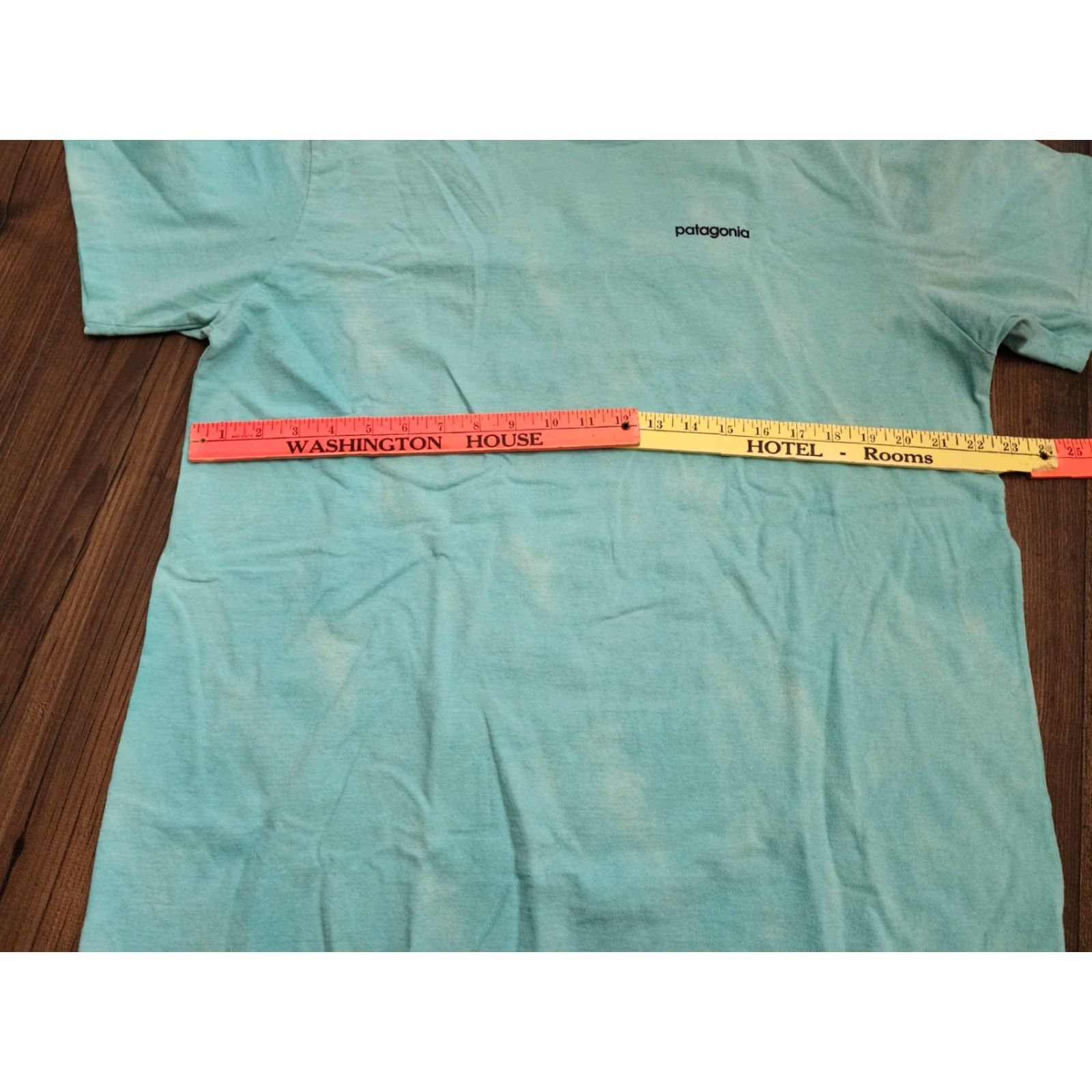 Patagonia Patagonia T-Shirt Mens XXL Responsibili-Tee Distressed Tie Dye Blue Mountain Logo Short Sleeve Crew Neck Nature Outdoor Hiking Size US XXL / EU 58 / 5 - 4 Thumbnail