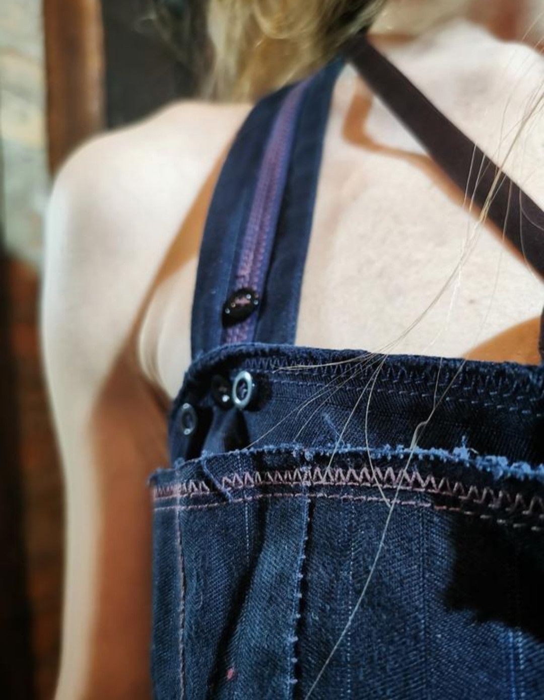 Marithe + Francois Girbaud Jeans baloon-shaped dress denim parachute avant garde Size M / US 6-8 / IT 42-44 - 7 Thumbnail