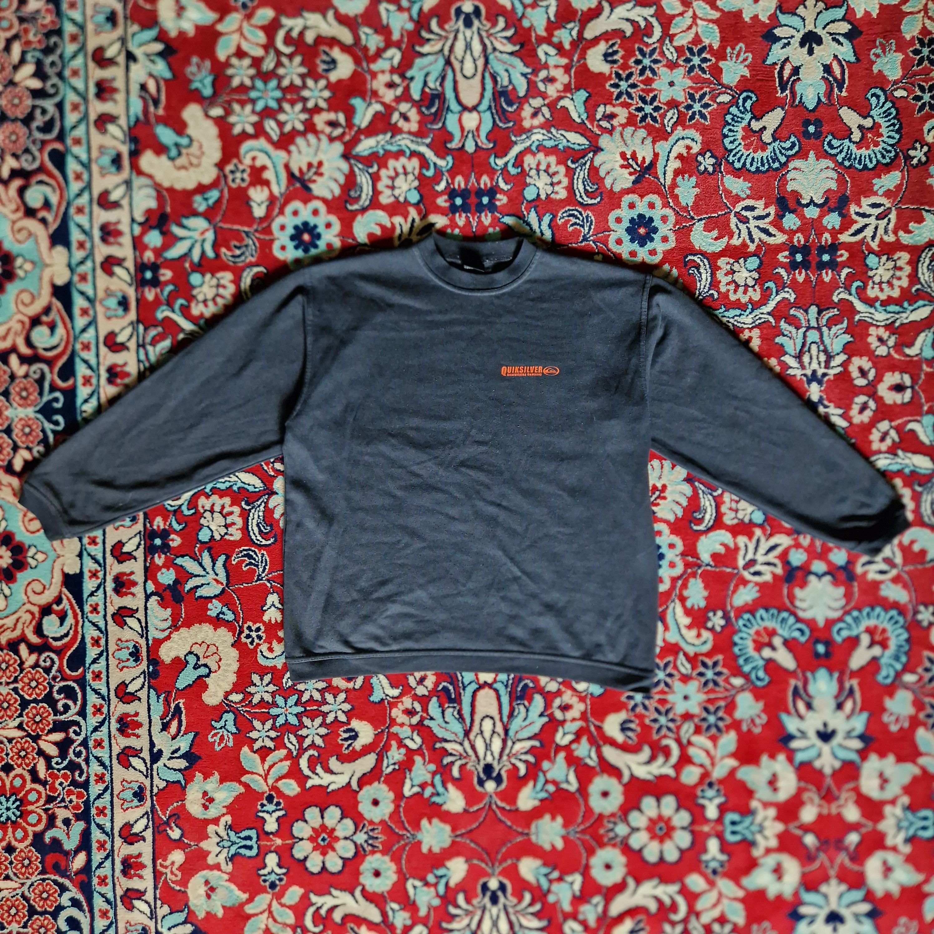 Quicksilver Quiksilver Boxy Fit Logo Sweatshirt Size US S / EU 44-46 / 1 - 1 Thumbnail