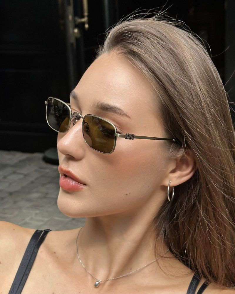 Miu Miu Miu Miu Women Sunglasses Rectangle MUA53S 26C09Z AUTHENTIC Size ONE SIZE - 12 Thumbnail