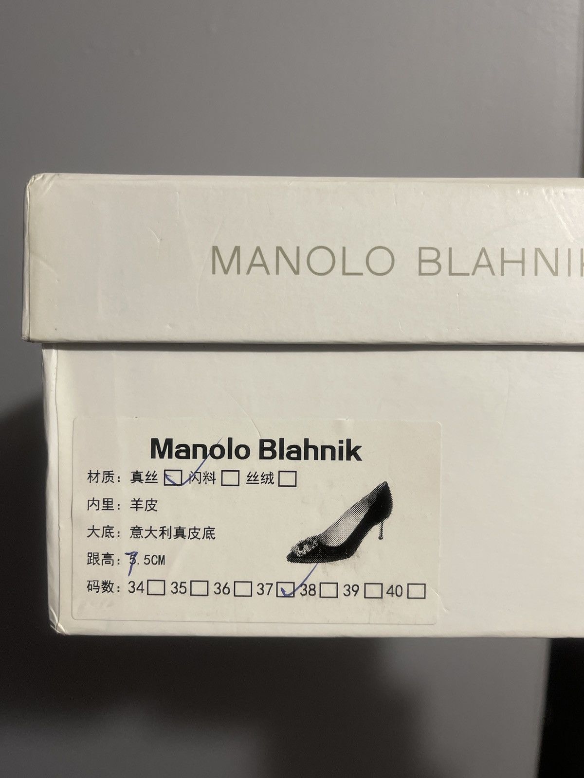 Manolo Blahnik HANGISI Satin Pumps Size US 8 / IT 38 - 5 Thumbnail