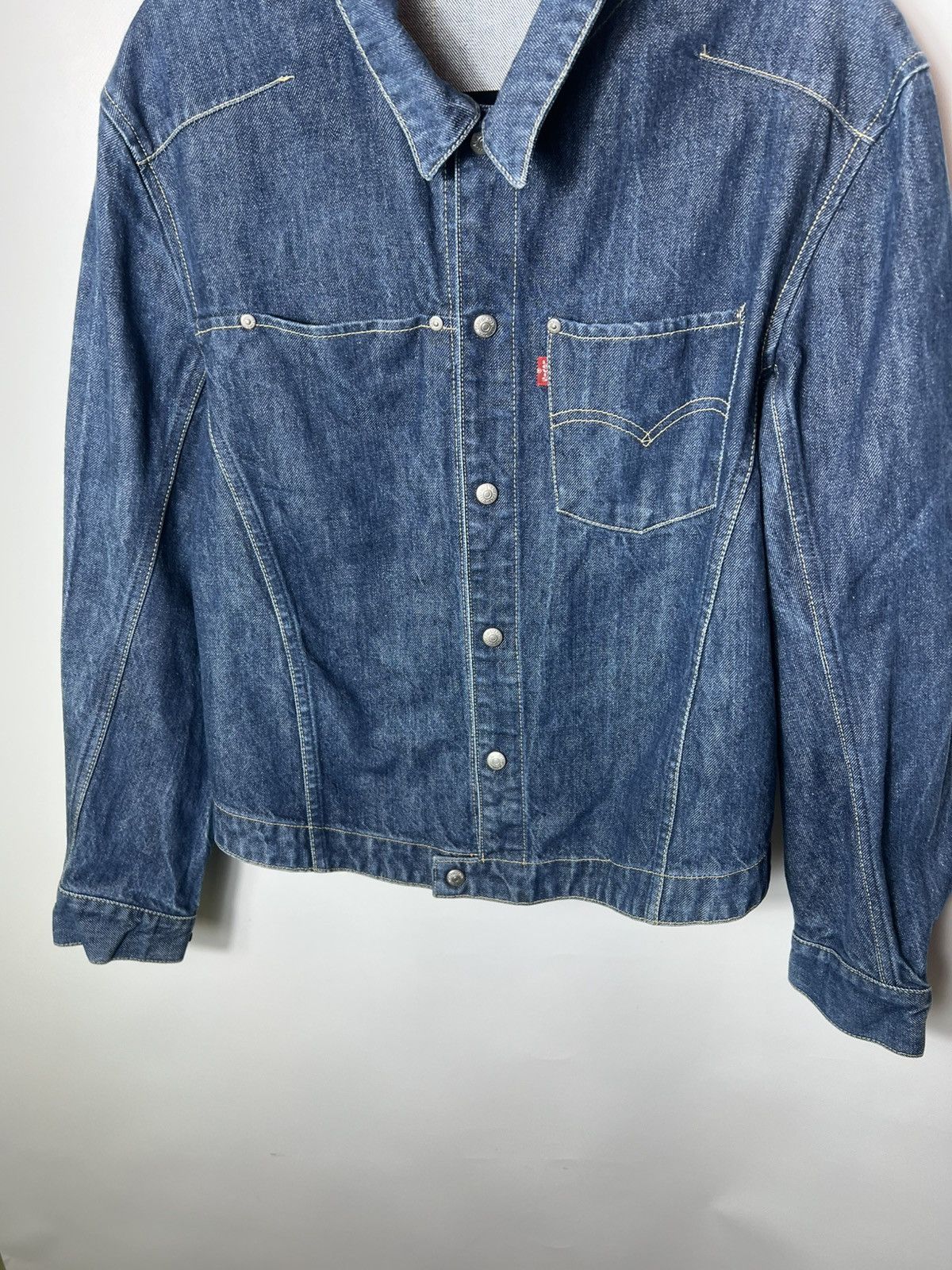 Levi's Vintage Clothing Levis Engineered Jeans Vintage Snap Button Denim Jacket Size US M / EU 48-50 / 2 - 3 Thumbnail