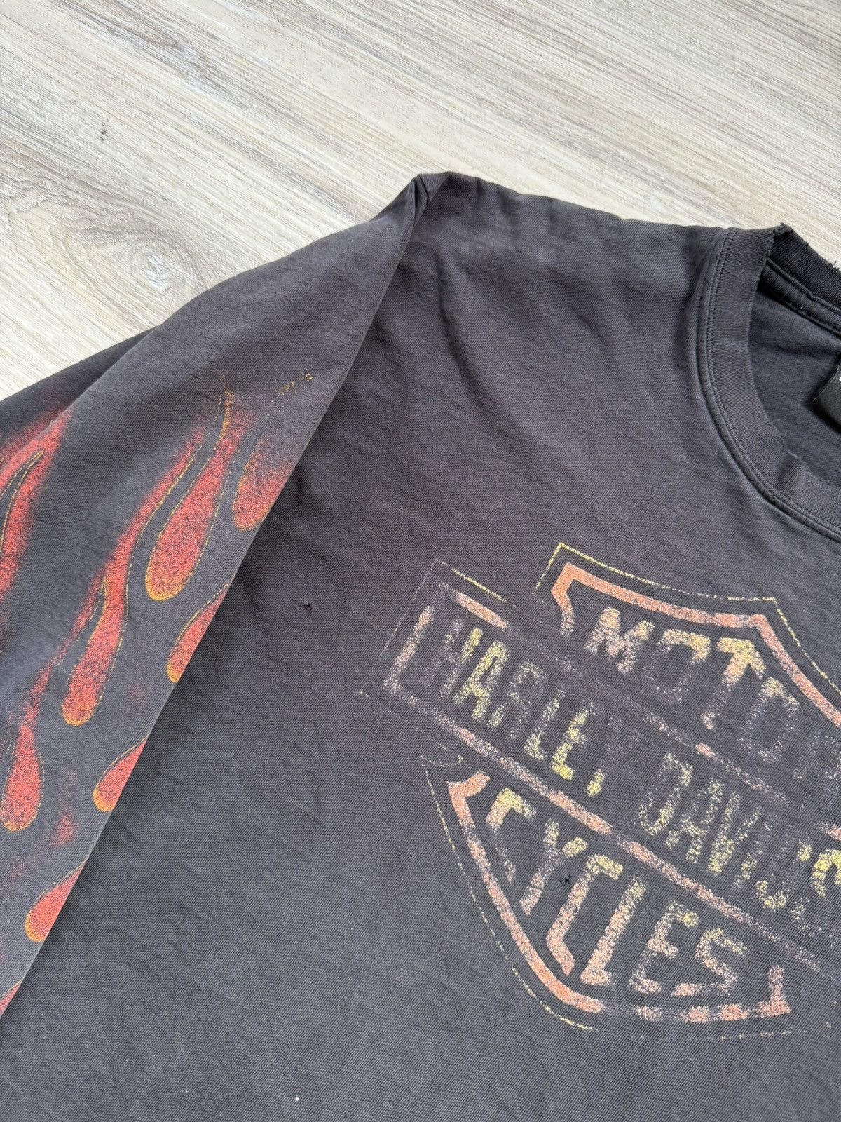 Harley Davidson Vintage Harley Davidson Flames Long Sleeve Size US M / EU 48-50 / 2 - 3 Thumbnail