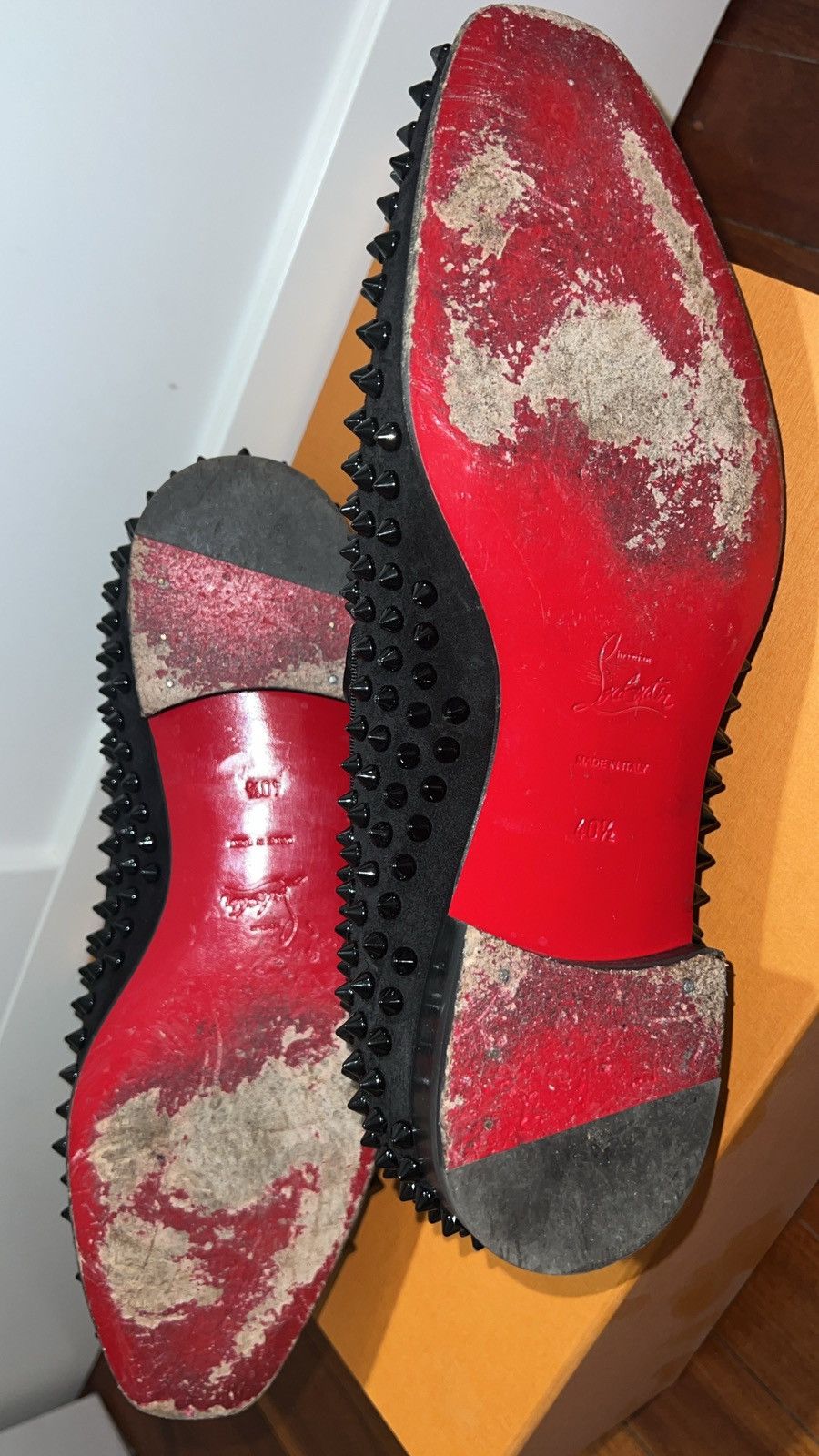 Christian Louboutin CB Dandelion Spike loafers Size US 7.5 / EU 40-41 - 3 Thumbnail