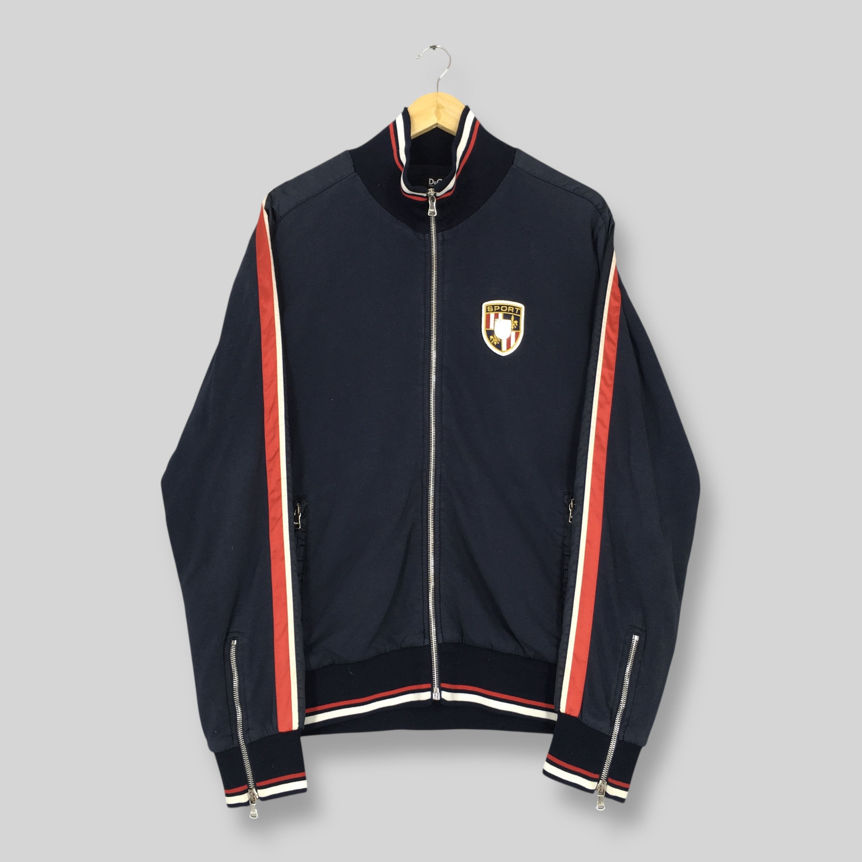 Dolce & Gabbana D&G Dolce Gabbana Zipper Sweatshirt Medium Size US M / EU 48-50 / 2 - 1 Thumbnail