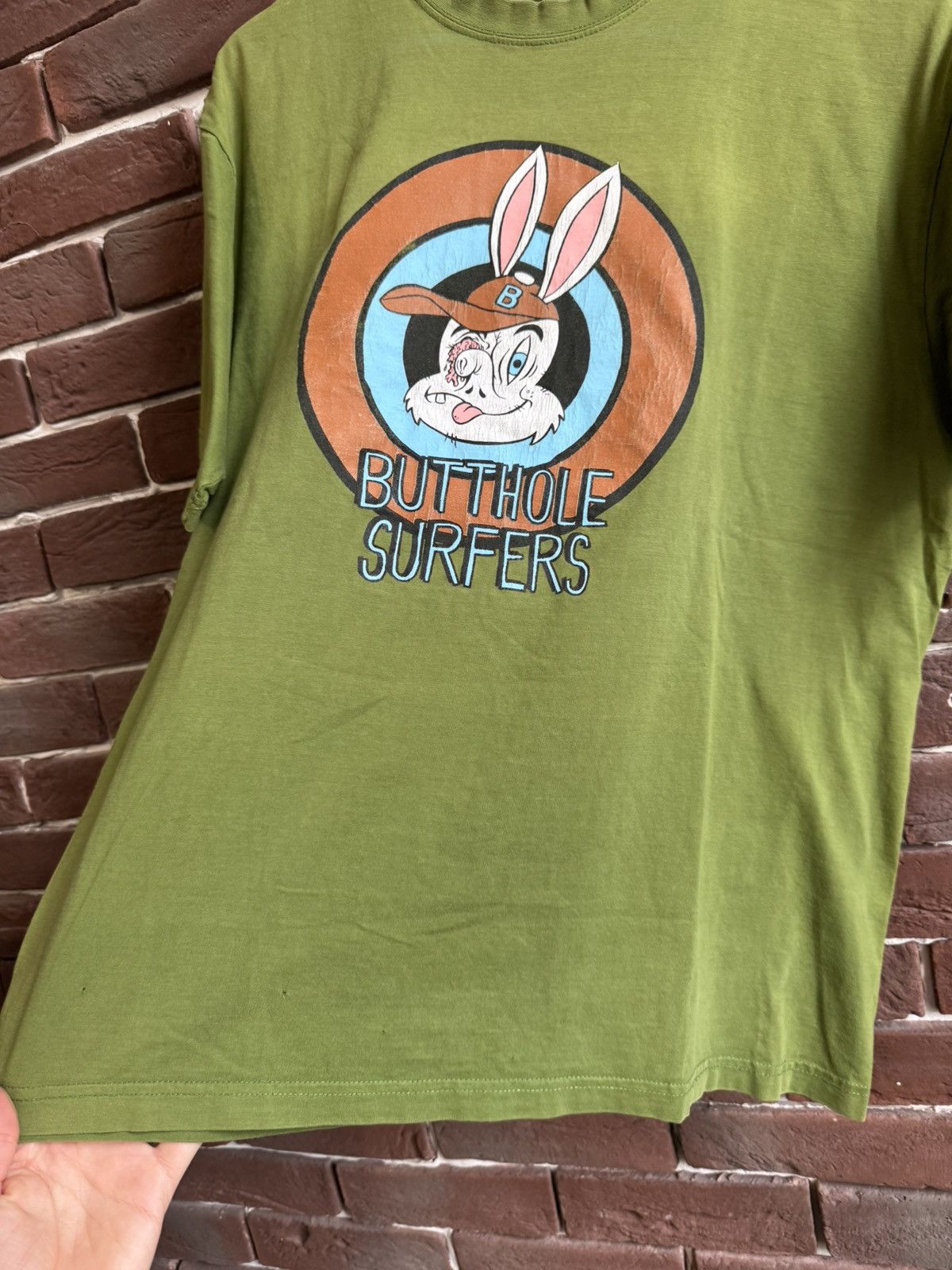 Vintage Vintage Butthole Surfers Don Rock Rabbit Noise Rock Band Tee Size US L / EU 52-54 / 3 - 4 Thumbnail