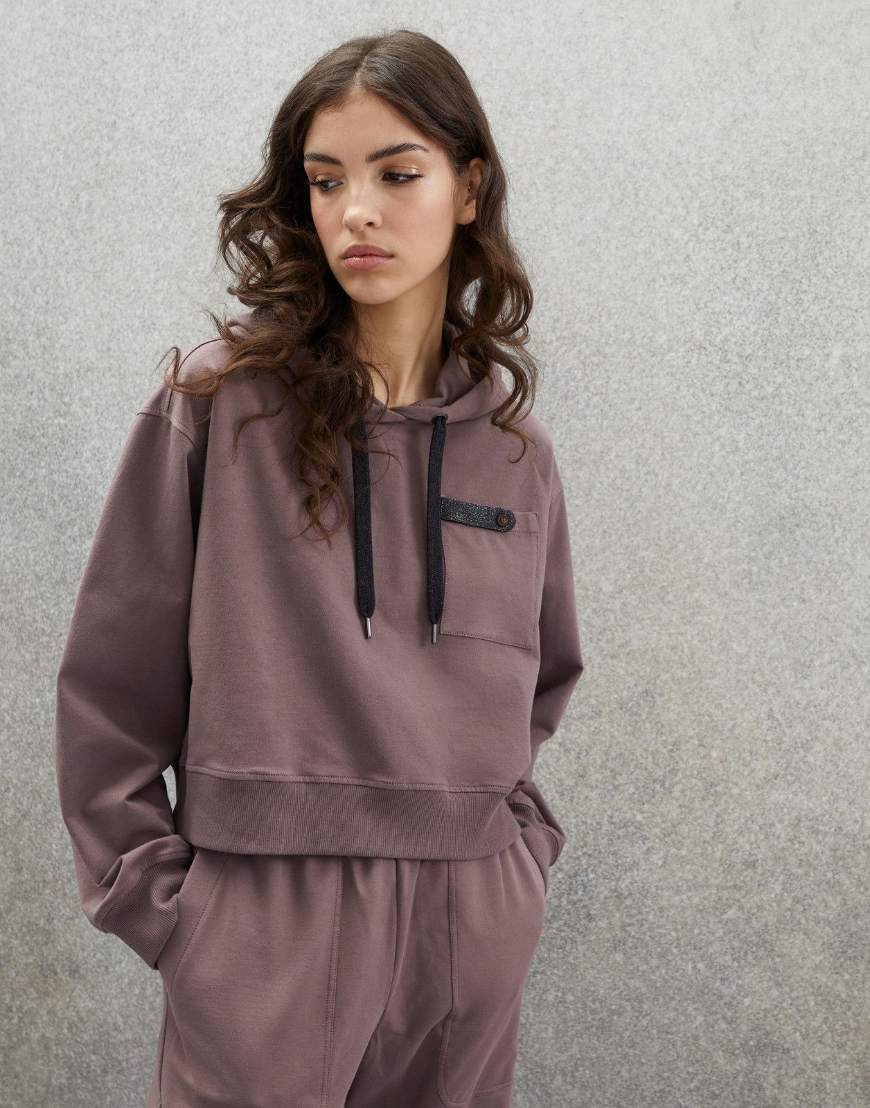 Brunello Cucinelli o1la1rc1a0325 Sweatshirt & Hoodie in Brown Size M / US 6-8 / IT 42-44 - 1 Thumbnail