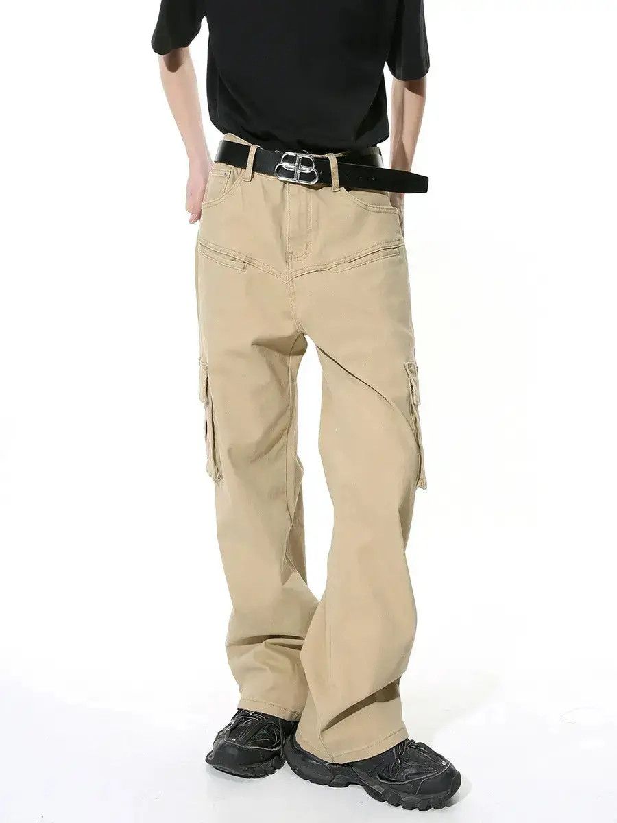 Japanese Brand Retro straight leg loose pocket jeans Size US 32 / EU 48 - 3 Thumbnail