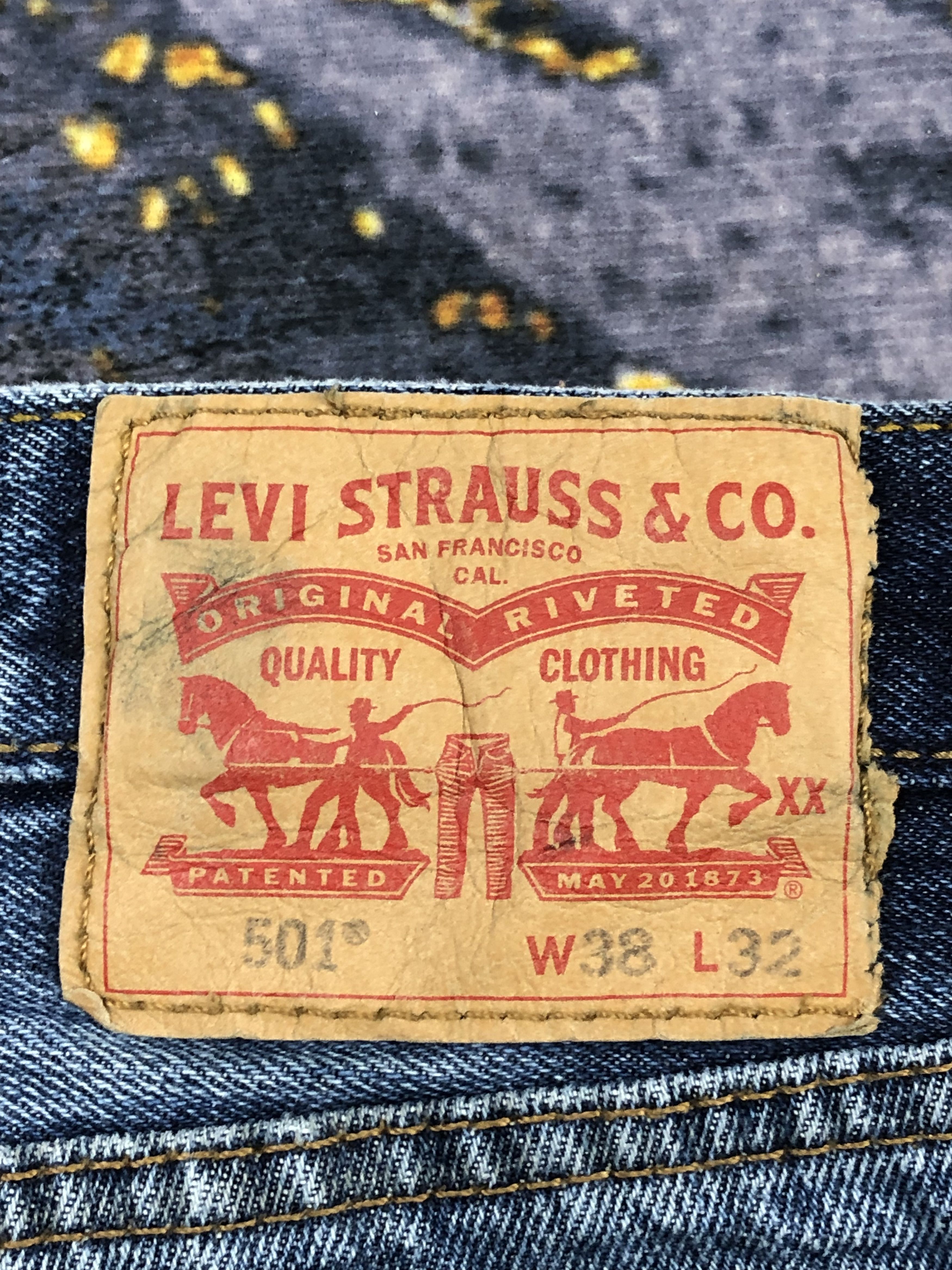 Levi's Vintage Levis 501 Button Fly Distressed Jeans DPP0097 Size US 38 / EU 54 - 5 Thumbnail