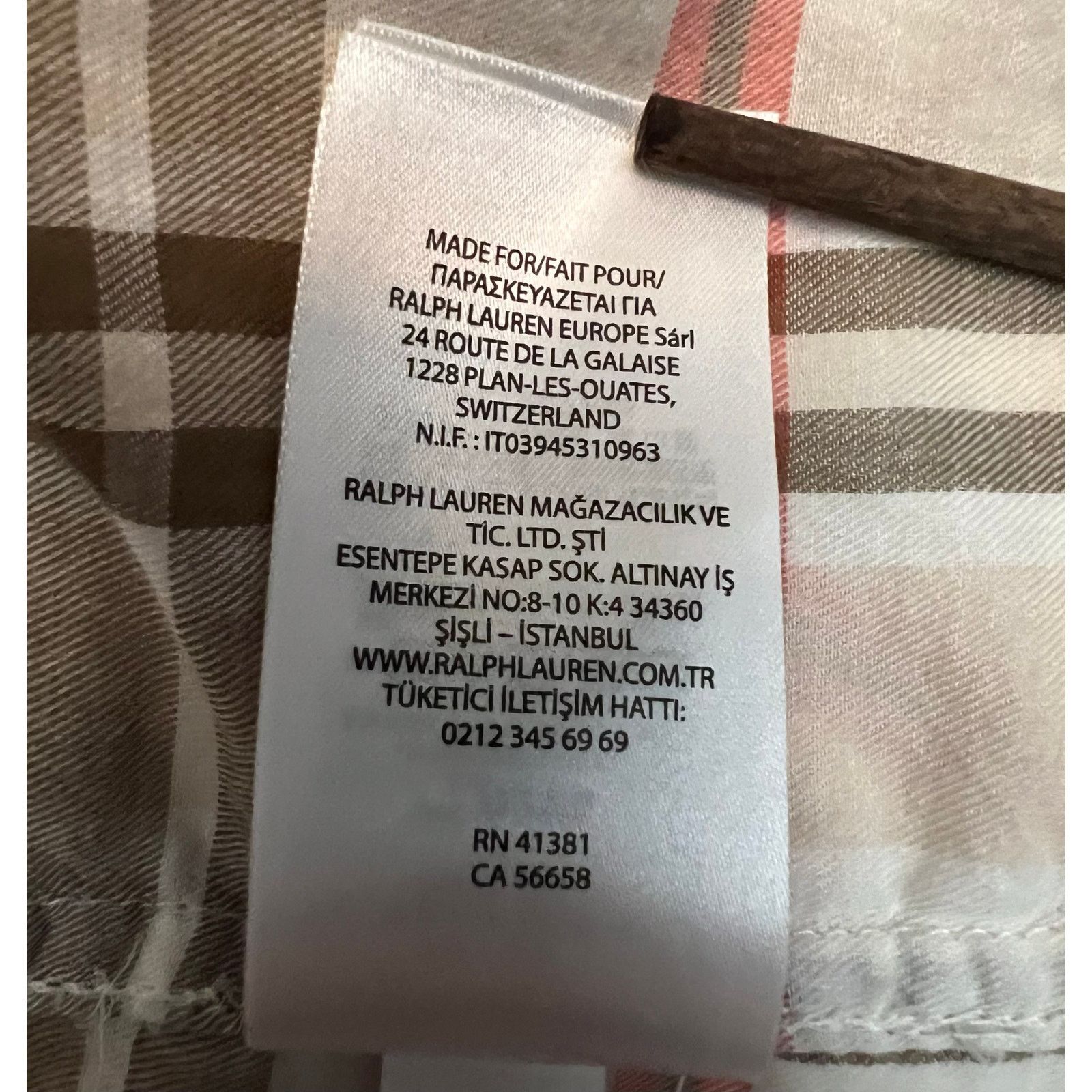 Lauren Ralph Lauren Woman’s Lauren Ralph Lauren 3X Plaid Button-Down Shirt Size 3XL / US 20-22 - 9 Thumbnail