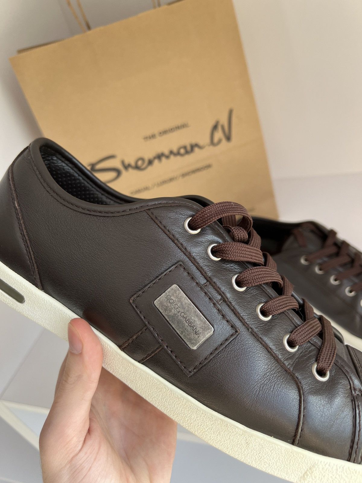 Designer × Dolce & Gabbana × Vintage Vintage Dolce&Gabbana men trainers sneakers shoes Size US 10 / EU 43 - 6 Thumbnail