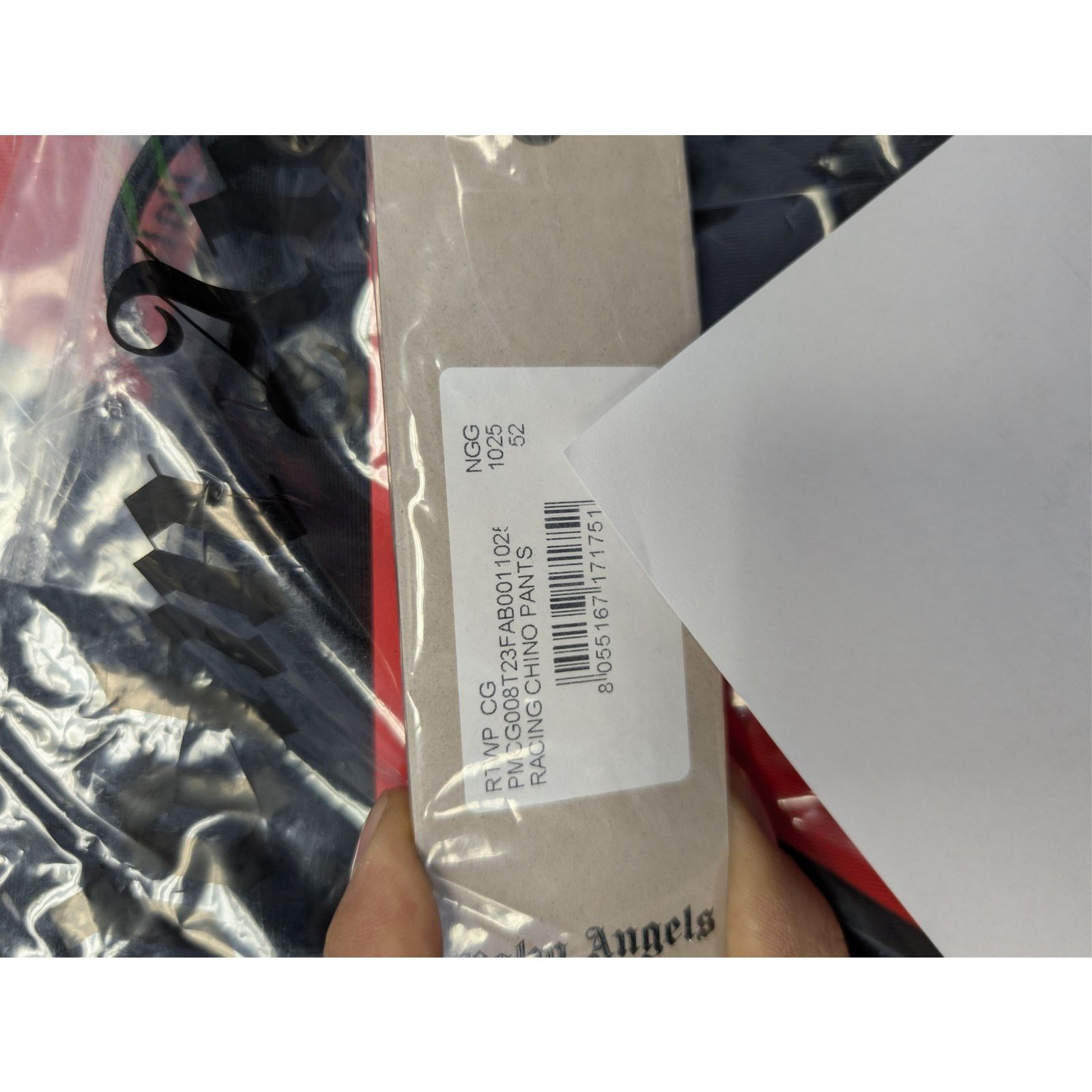 Palm Angels o1rshd1 Racing Chino Pants in Black / Red Size US 36 / EU 52 - 23 Thumbnail