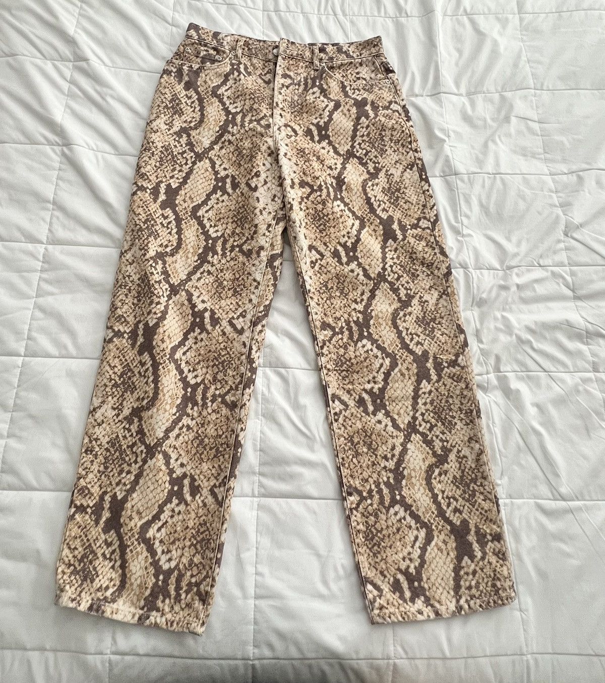 Stussy Big Ol Jean Snakeskin