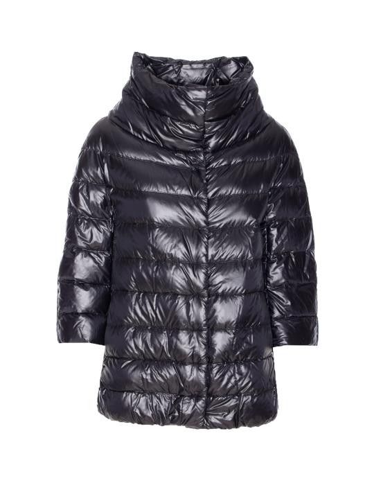 Herno HERNO Women Bubble Jackets PI0043DIC 12017Z9300 Black Size S / US 4 / IT 40 - 1 Thumbnail