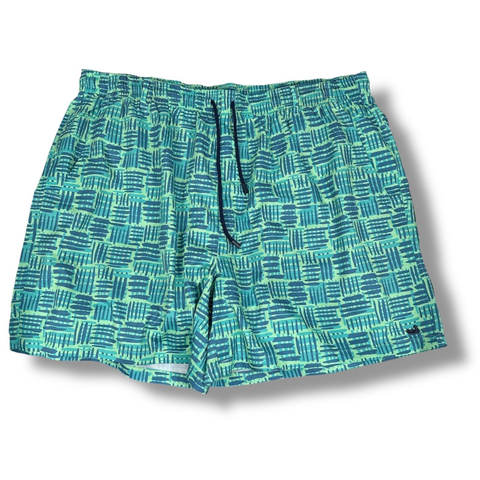 Southern Marsh Southern Marsh Swim Trunks Shorts Men’s 3X Green Blue Lined Size US 44 / EU 60 - 1 Thumbnail