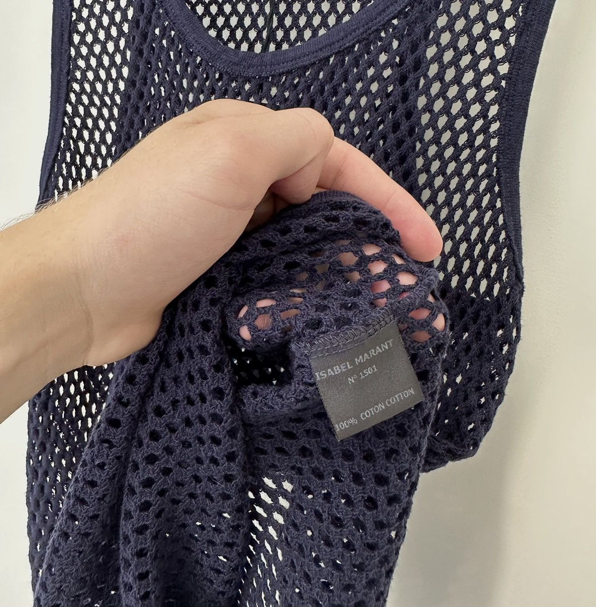 Isabel Marant Isabel Marant Fishnet NWT Tank Top Sleeveless Baggy Tee Size US S / EU 44-46 / 1 - 7 Thumbnail