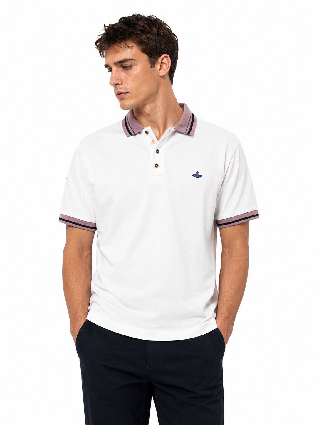 Vivienne Westwood White Luxury Polo Shirt Size XL