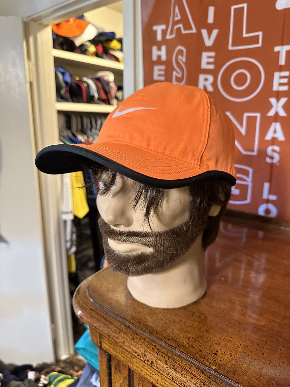 Nike × Vintage Vintage Nike Feather Light “Tart Orange” hat 00s Size ONE SIZE - 6 Thumbnail