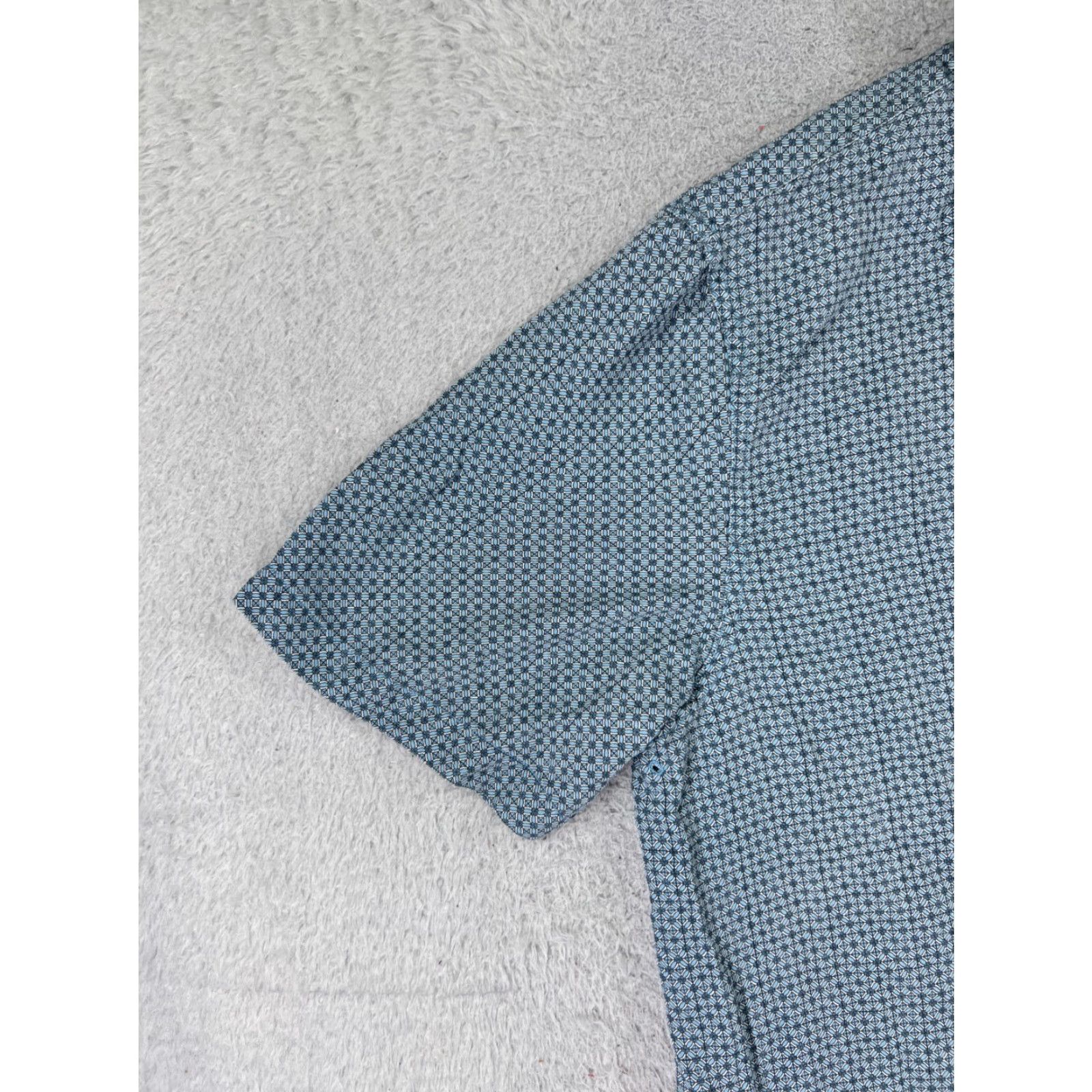 Tommy Bahama Tommy Bahama Shirt Men 2XL XXL Blue Green Stripe Pattern 100% Silk Button Up Shirt Size US XXL / EU 58 / 5 - 3 Thumbnail