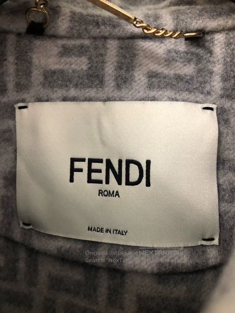 Fendi Fendi All-Print Coat Size XS / US 0-2 / IT 36-38 - 6 Thumbnail