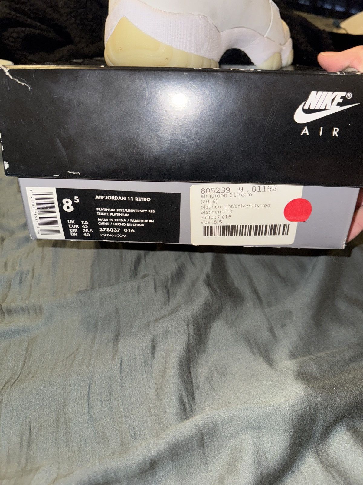 Jordan Brand Jordan 11 Retro Platinum Tint Size US 8.5 / EU 41-42 - 7 Thumbnail