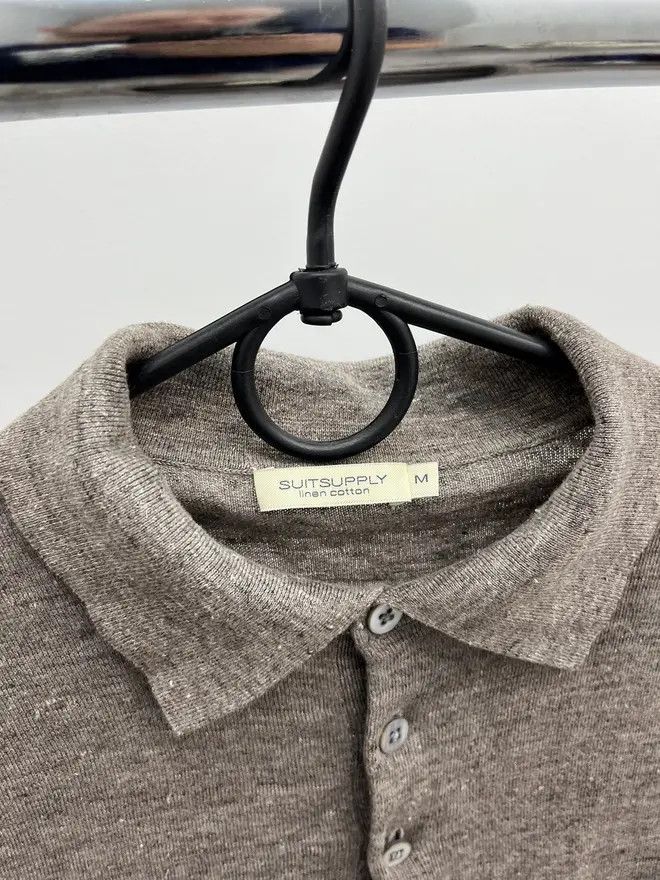 Suitsupply Suitsupply Linen Cotton Polo Shirt Tee Size US M / EU 48-50 / 2 - 3 Thumbnail