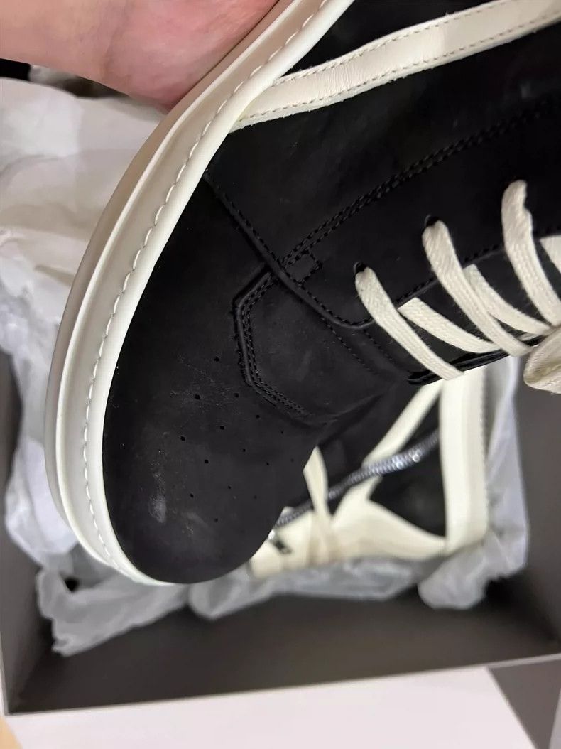 Rick Owens Rick Owens New Frosted Cowhide High Top Inverted Triangle Size US 9.5 / EU 42-43 - 3 Thumbnail
