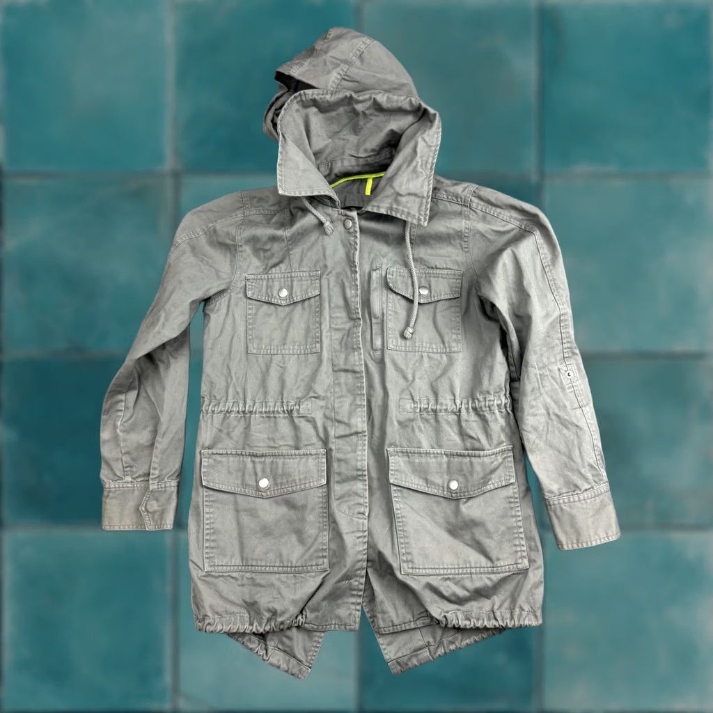 Hurley Hurley Jacket Mens Small Green Hooded Fishtail Parka 100% Cotton Field Coat Size US S / EU 44-46 / 1 - 1 Thumbnail