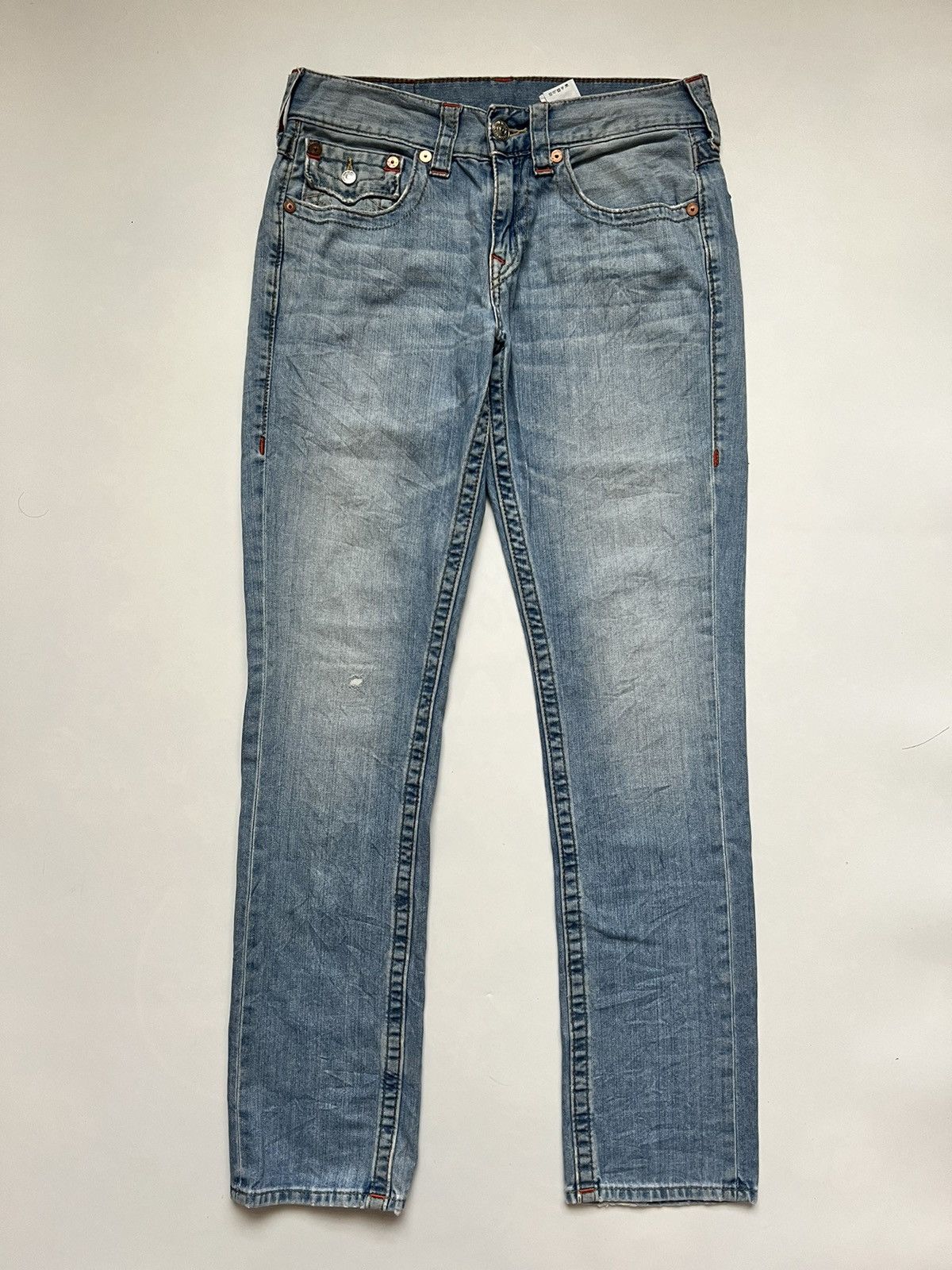 True Religion VTG True Religion Blue Slim Multi SN Size US 30 / EU 46 - 1 Thumbnail