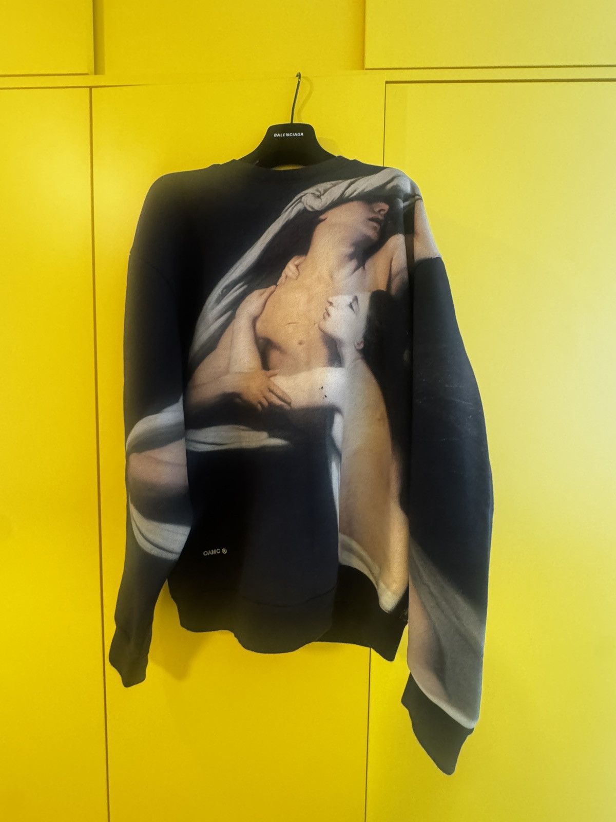 OAMC OAMC Graphic Sweatshirt – Black Size US M / EU 48-50 / 2 - 2 Thumbnail